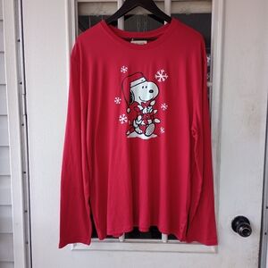 MUNKI MUNKI PEANUTS MENS TOP PAJAMA SZ XL